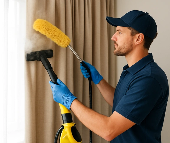 Trusted drapes cleaning technician Matty Curtain Cleaning dural-nsw QLD