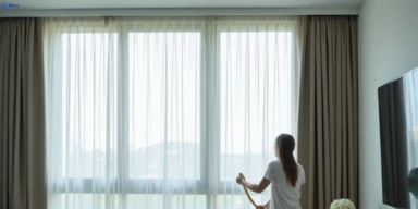 Delicate sheer drape cleaning dural-nsw Matty Curtain Cleaning