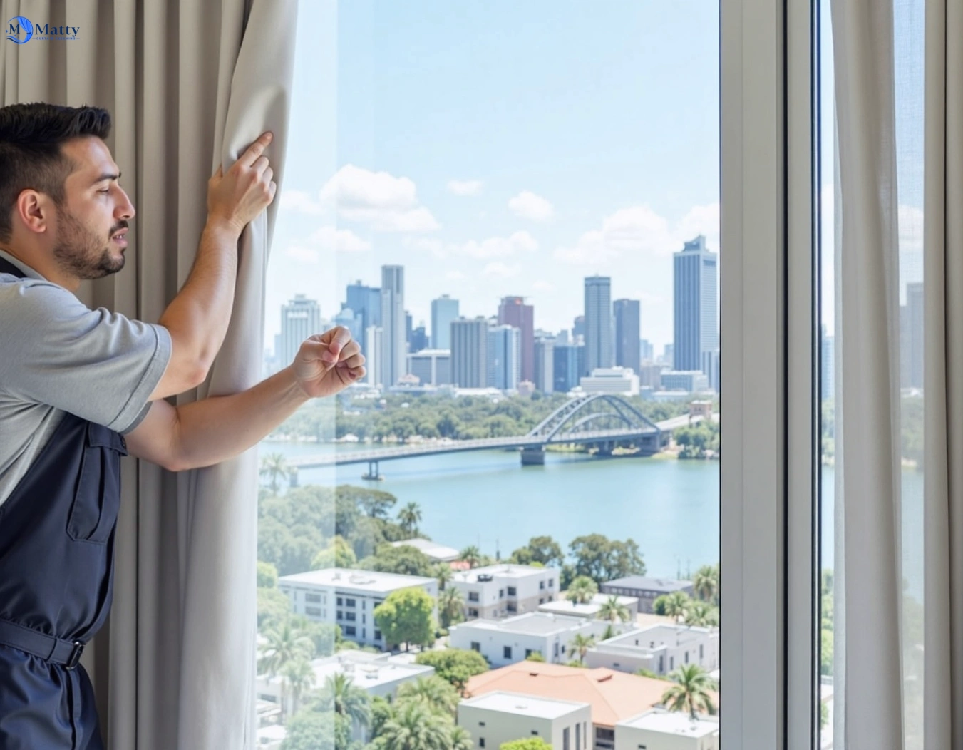 Professional curtain steam cleaning service dural-nsw QLD by Matty Curtain Cleaning